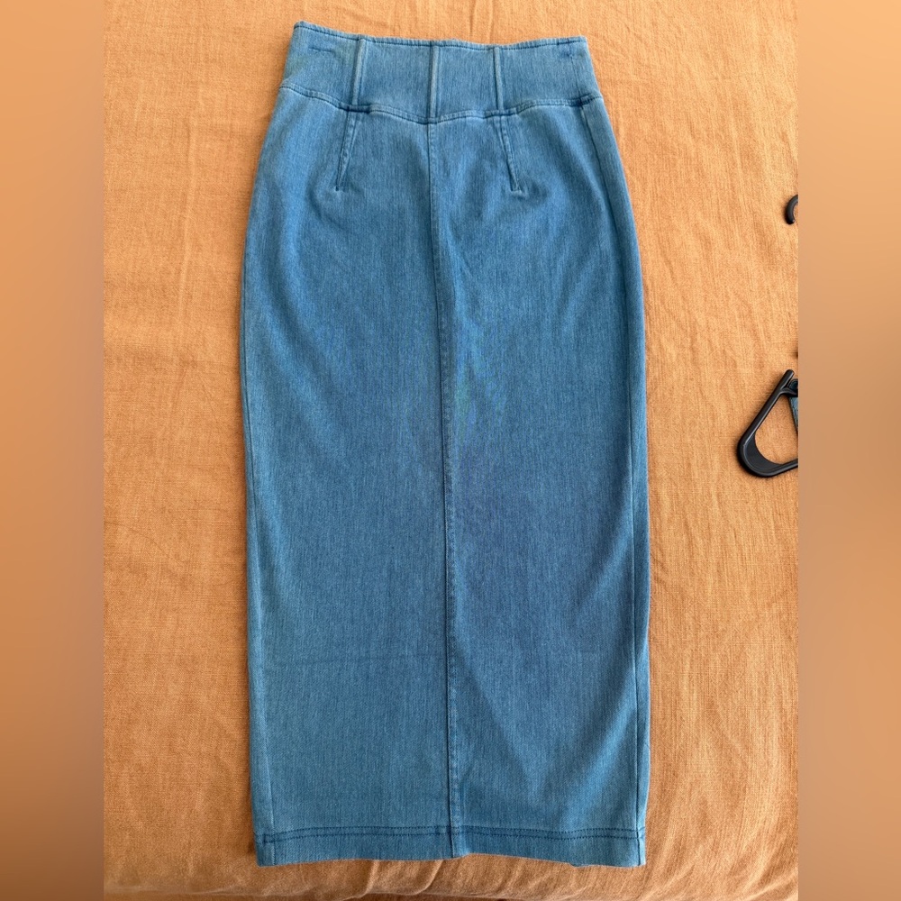 JLUXLABEL Blue Pencil Skirt